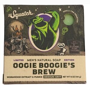 Dr Squatch Oogie Boogies Brew Soap Nightmare Before Christmas Limited Edition